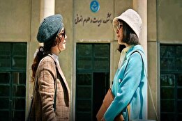 مهسا حجازی و بابک حمیدیان در پشت صحنه سریال تاسیان
