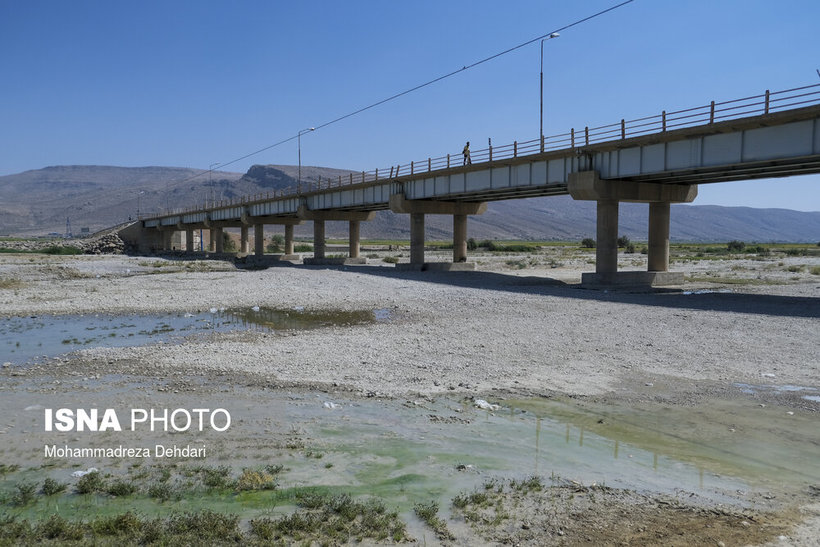 خشکی رودهای بالادست تالاب بختگان/ تصاویر