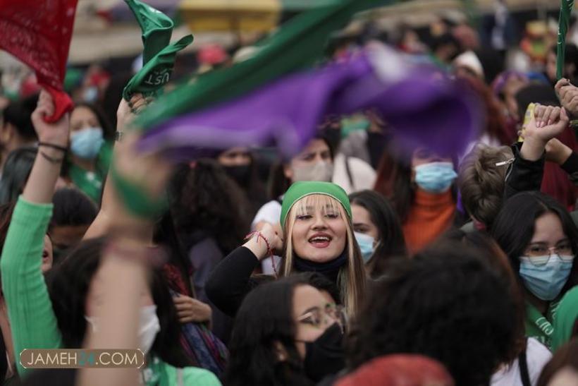 راهپیمایی زنان در روز جهانی سقط جنین ایمن