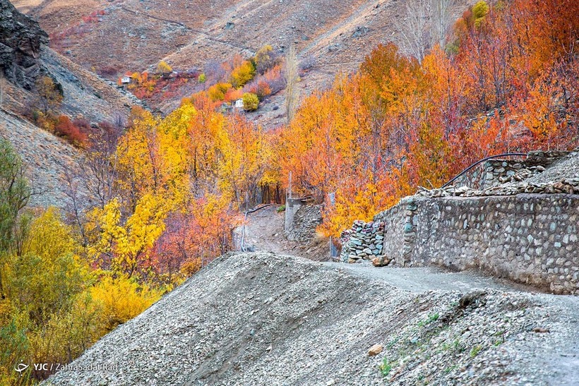 طبیعت پاییزی روستای «آهار»