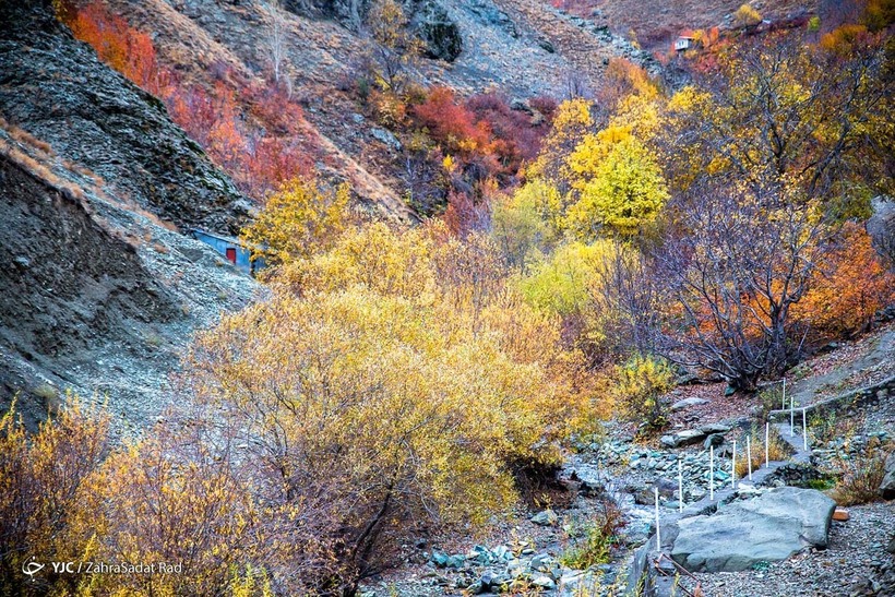 طبیعت پاییزی روستای «آهار»