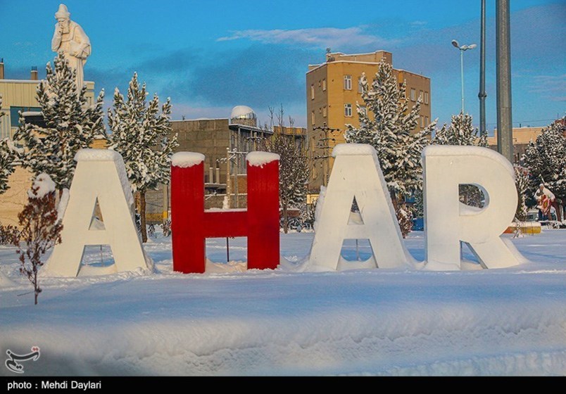 بارش برف در شهرستان اهر-آذربایجان شرقی