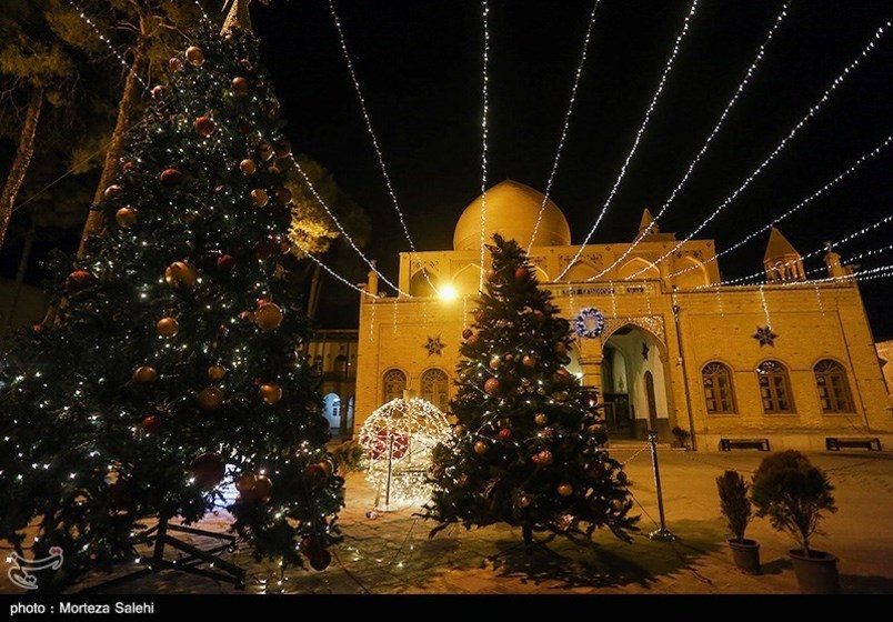 کلیسای وانک درآستانه سال نومیلادی - اصفهان