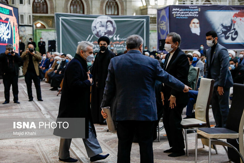 تصاویر دختران و پسران آیت الله هاشمی رفسنجانی در مراسم سالگرد پدر