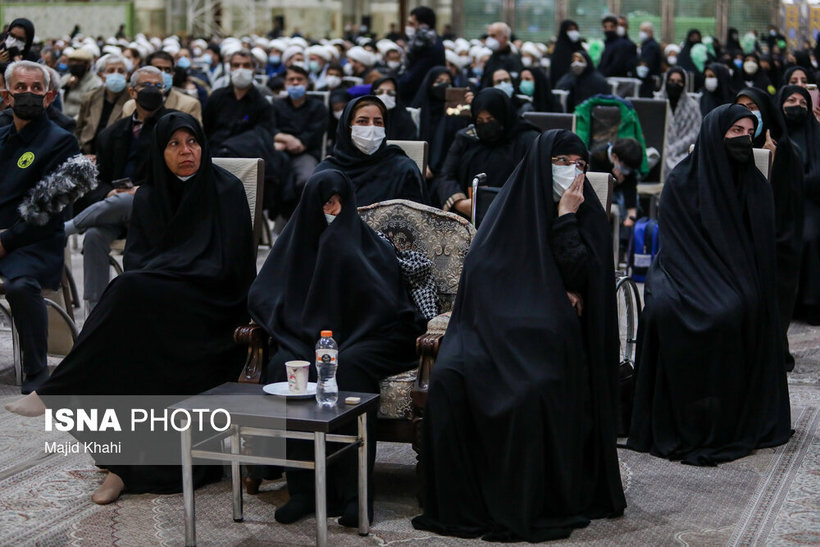 تصاویر دختران و پسران آیت الله هاشمی رفسنجانی در مراسم سالگرد پدر