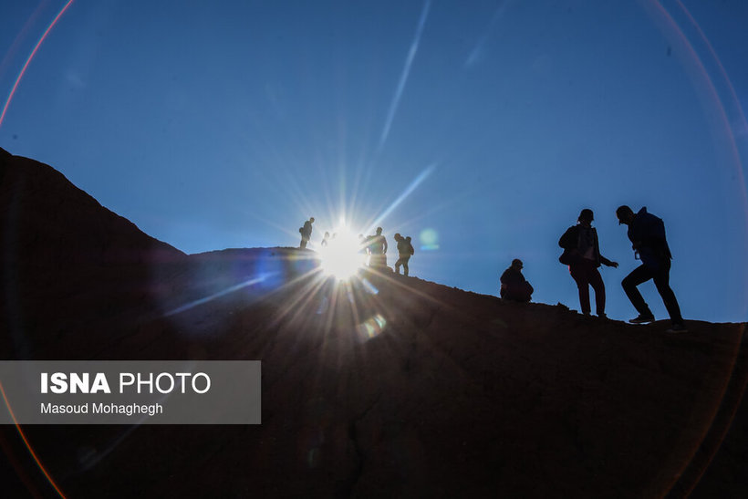 ایران زیباست؛ کویر «کوه سرخ» سمنان/ تصاویر