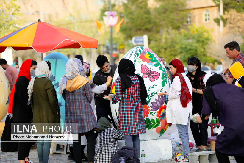 برگزاری جشنواره المان های نوروزی در زرقان فارس