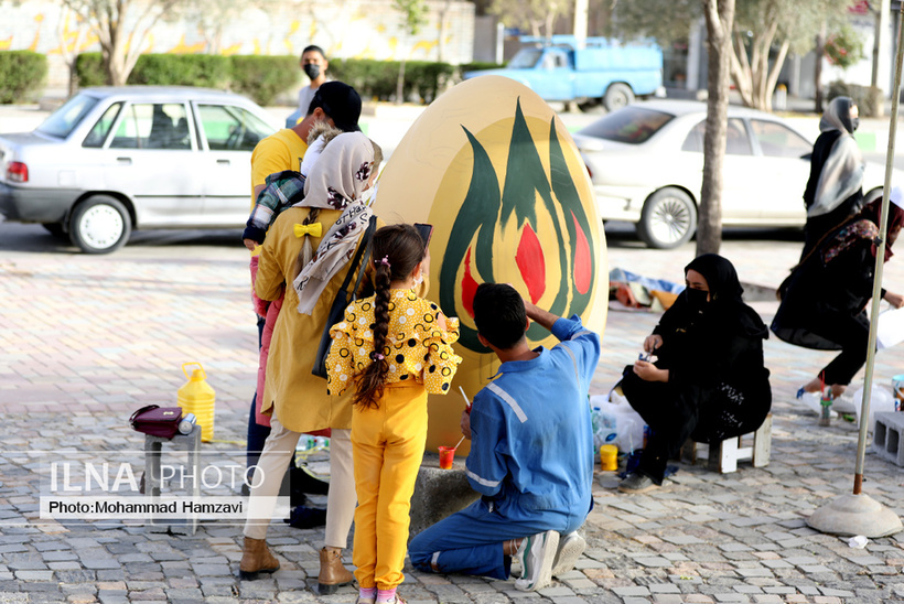 برگزاری جشنواره المان های نوروزی در زرقان فارس