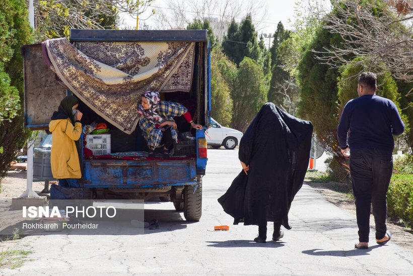 باغ فدک اصفهان سرشار از مسافران نورورزی/ تصاویر