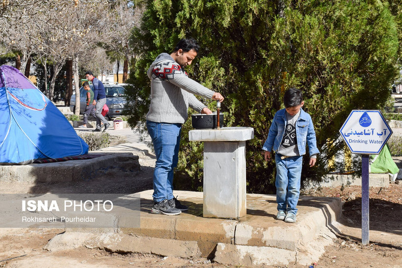 باغ فدک اصفهان سرشار از مسافران نورورزی/ تصاویر