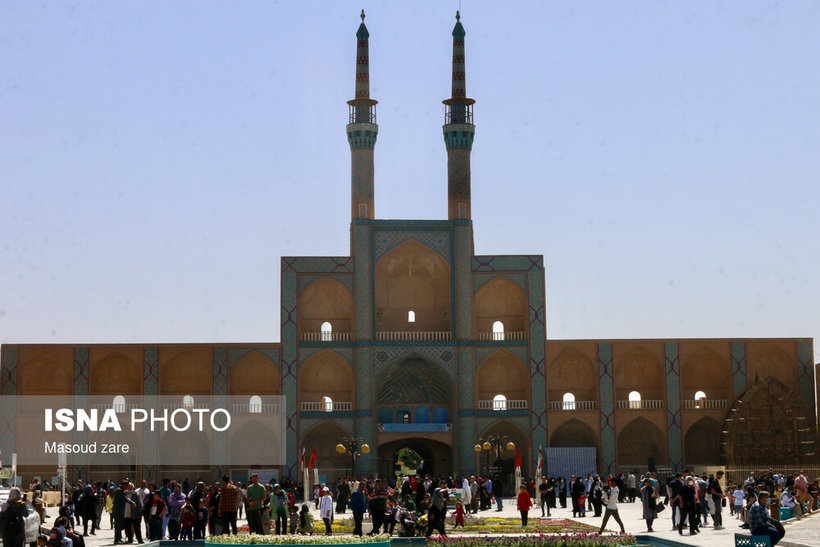 مسافران نوروزی در یزد/ تصاویر