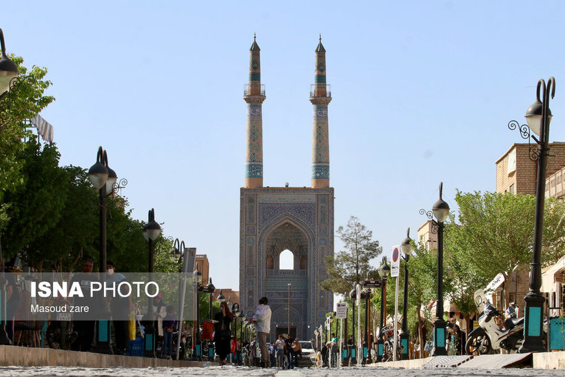 مسافران نوروزی در یزد/ تصاویر