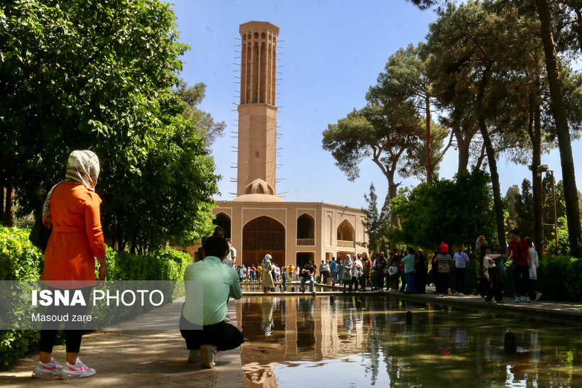 مسافران نوروزی در یزد/ تصاویر