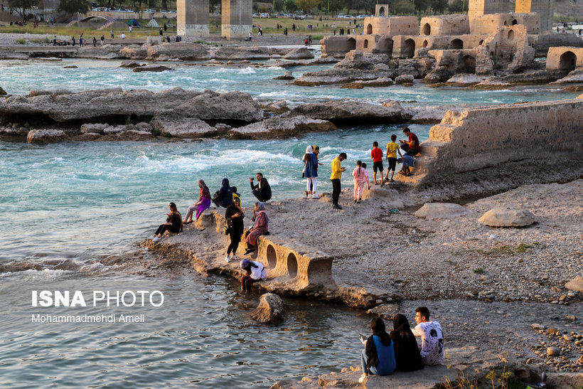 نوروز در در کنار رودخانه دز-دزفول/ تصاویر