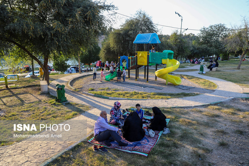 نوروز در در کنار رودخانه دز-دزفول/ تصاویر