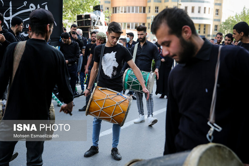 آیین عزاداری دسته علوی در مشهد/ تصاویر