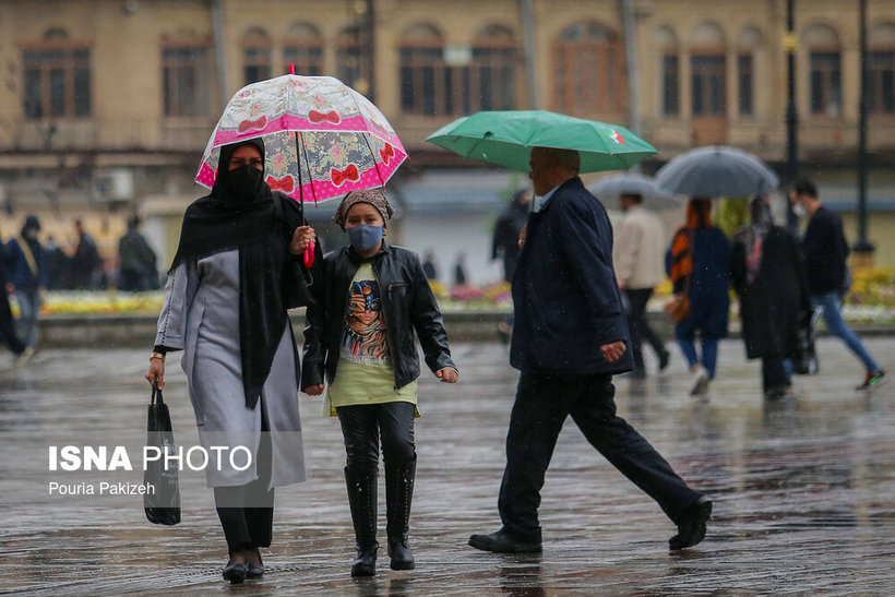 طراوت باران بهاری - همدان