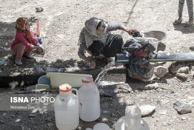 خشکسالی در روستای کلاته عرب‌ها