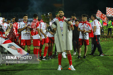 جشن قهرمانی پرسپولیس در لیگ بیستم/ تصاویر