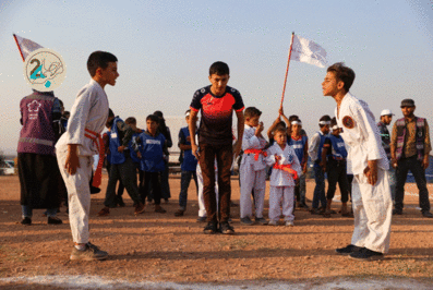 برگزاری المپیک در اردوگاه ادلب توسط کودکان جنگ‌زده ویراست